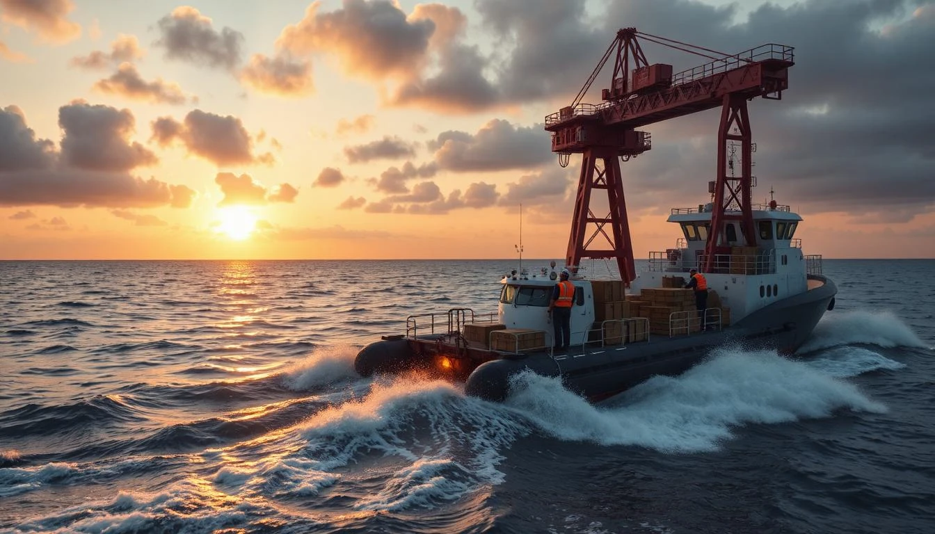 Image Modern Marine Work Boat Operations